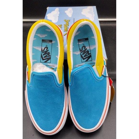 Vans x The Simpsons "Bart" Slip On Pro Unisex Skate Shoes Sneakers Size 5 - Picture 3 of 14